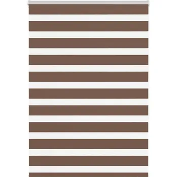 Roleta Zebra roleta hnědá 110x150 cm šířka látky 105,9 cm polyester