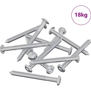 Nábytkové šrouby 1600 pcs Stříbrná Ocel