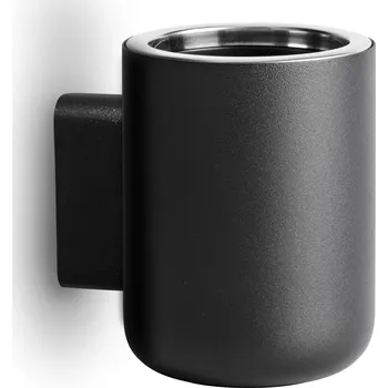 Držák na kartáček Nástěnný kelímek na kartáčky, Black – Audo Copenhagen