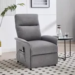 Relaxační elektricky polohovatelné křeslo Catini ELYSIO sv. šedá