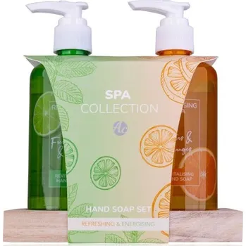 Kosmetická sada Spa Collection Set péče o ruce na dřevěném tácku 580 ml