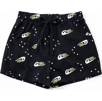 xcena Dívčí elastické kraťasy černé šedé Girl Velikost: 146