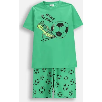 Dětská móda Dětské bavlněné pyžamo Coccodrillo WC6448217PJS zelená 78X, vel. 104-110