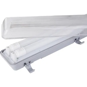 Zářivkové svítidlo Hermetické svítidlo 150cm + 2x LED trubice 18W CW VOLT 3600lm