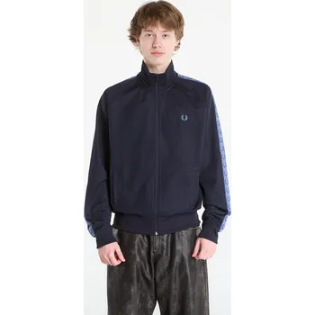 Pánská mikina Mikina FRED PERRY Contrast Tape Track Jacket Nvy/ Acebl/ Tnsbl M