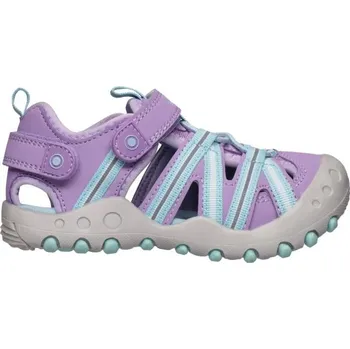 Chlapecké sandály Dětské sandály Lewro HOPSE 28 Fialová, Světle modrá, Šedá