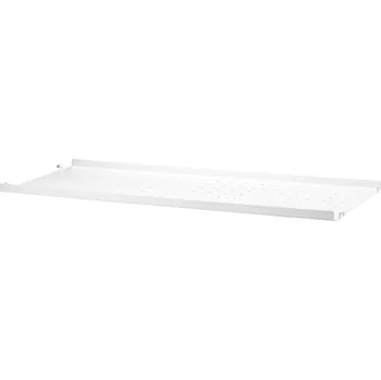 police Nízká kovová police Metal Shelf Low 78 x 30, White – String