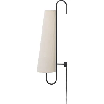 Nástěnné svítidlo Nástěnná lampa Ancora, Black/Natural – Ferm Living