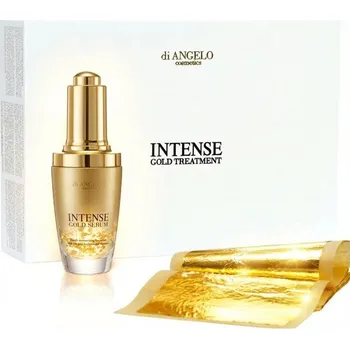 DiAngelo Cosmetics Intense Gold Treatment - Luxusní zlatá péče 30 ml zlatého séra + 30 plátků zlata
