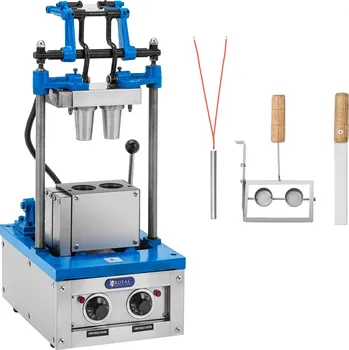 Vaflovač Kornoutovač - 50–60 vaflí/h - 55 x 70 mm - Royal Catering RC_WMS_10