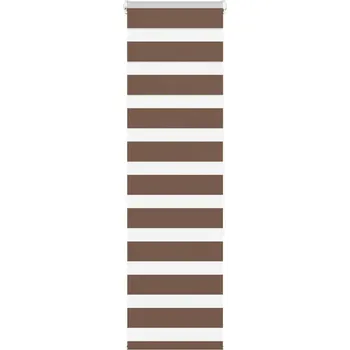 Roleta Zebra roleta hnědá 50x150 cm šířka látky 45,9 cm polyester