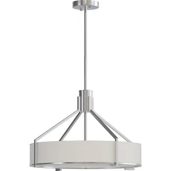 Open Design OR85624-Lustr na tyči DORETTO 4xE27/15W/230V pr. 50 cm m. chrom/bílá