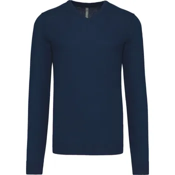 Pánský svetr Kariban Svetr pánský společenský AK965 Barva: Modrá, Velikost: M