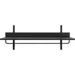 Police s věšákem Sector Rack, Black, Černá – Ferm Living