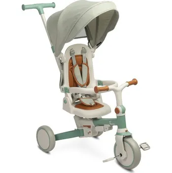 Dětská tříkolka Dětská tříkolka 3v1 Faro - zelená