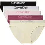 Dámské kalhotky Calvin Klein QD5332E 3C0, 5pack velikost M
