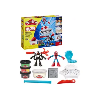 Výtvárné potřeby Hasbro Play-Doh Marvel Spiderman krájeci sada