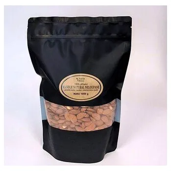 Mandle natural neloupané 1000 g, NaturBites