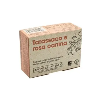 Nočník Organiczne mydło w kostce Mniszek & Dzika róża 100 gr - SAPONE DI UN TEMPO