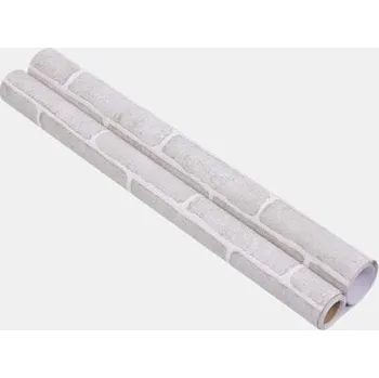 Tapeta Sinsay - Samolepicí tapeta s motivem cihel - šedá - 030JQ-09X - 030JQ-09X-ONE