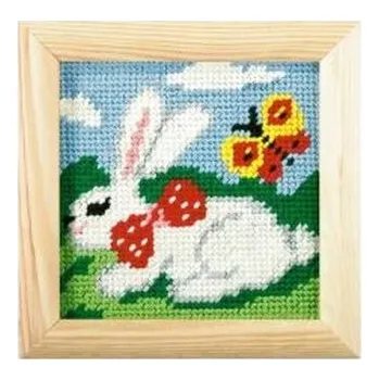 Set školních potřeb Haft z ramką. Moje pierwsze wyszywanie - Zajączek (pl, 2000, Anex-bis)