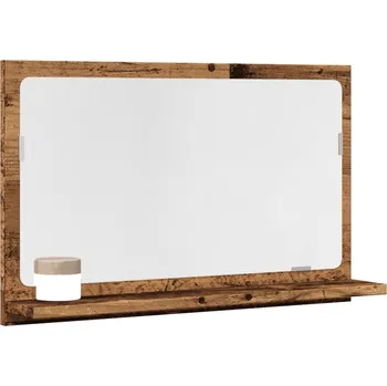 Koupelnový nábytek Koupelnová skříňka se zrcadlem old wood 60x11x37 cm kompozit