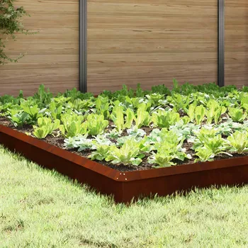 Truhlík Hlemýžďová oplocení 20 pcs Rezavá Povětrnostně odolná ocel