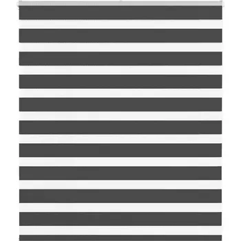 Roleta Zebra roleta černá 135x100 cm šířka látky 130,9 cm polyester