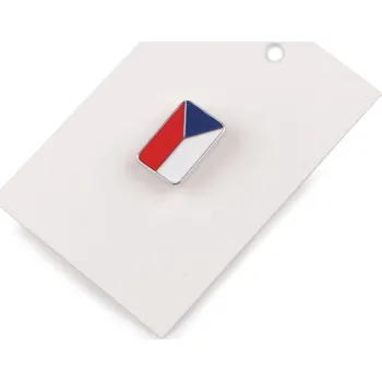 Brož Odznak Mini vlajka České republiky 1 x 1,5 cm