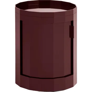 Noční stolek Úložný stolek Facet 100, Burgundy – HAY