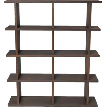 Knihovna Knihovna Kona 2x4, Dark Oak – Ferm Living