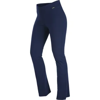 Dámské legíny Tmavě modré bavlněné legíny do zvonu LITEX S