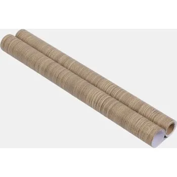 Tapeta Sinsay - Samolepicí tapeta se vzorem imitujícím dřevo - hnědá - 034JQ-88X - 034JQ-88X-ONE