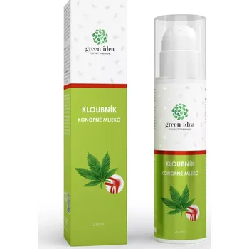 Masážní přípravek Green idea Kloubník - konopné mléko GID-61100