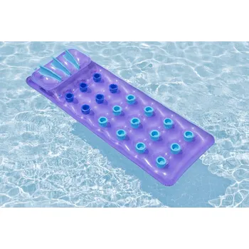 Nafukovací matrace Bestway 43015 Nafukovací matrace průhledná 188 x 71 cm Barva: Fialová