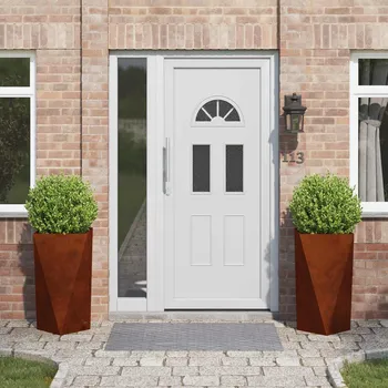 Truhlík Truhlík 2 pcs Rezavá 40 x 40 x 75 cm Povětrnostně odolná ocel