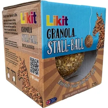 Krmivo pro koně LIKIT Granola Stall Ball - melasa 1,6kg