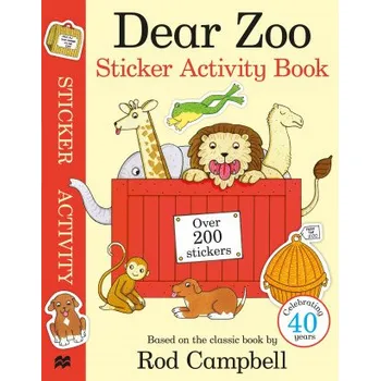 První čtění Dear Zoo Sticker Activity Book (Rod Campbell)(Brožovaná)
