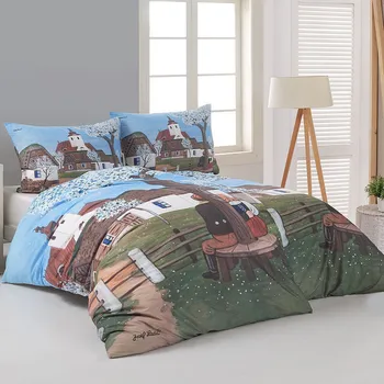 Povlečení Matějovský Májová noc 2x 140 x 200 cm, 2x 70 x 90 cm zipový uzávěr