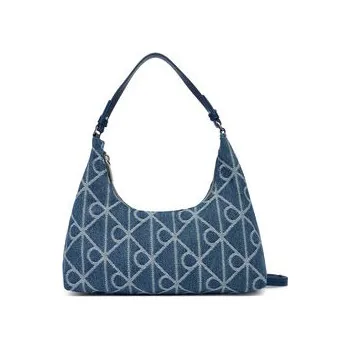 Kabelka Kabelka Calvin Klein Emblem Aop Denim Shoulder Bag LV04F3431G Modrá OS