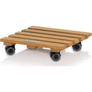 Květináč LECHUZA Kolečka PALO čtvercová 28 cm