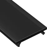 Černý difuzor 2m pro profily Lumines A, B, C, D, G, H, Y, Z, W, J