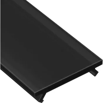 LED lišta Černý difuzor 2m pro profily Lumines A, B, C, D, G, H, Y, Z, W, J
