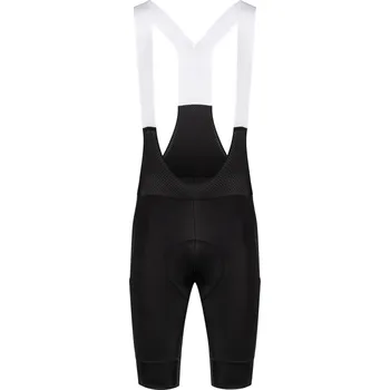 Cyklistické kalhoty Kraťasy FORCE Passion se šráky a vložkou, černé XXL