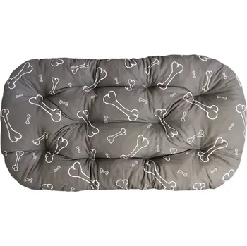 Pelíšek pro psa Polštář pro domácí mazlíčky - šedá kost - 100 x 55 cm - II.jakost