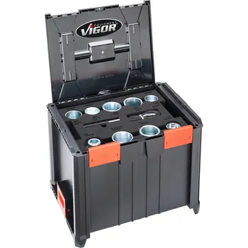 Sada nářadí V7857, Sada pouzder nosného kloubu Vigor, 25 dílů