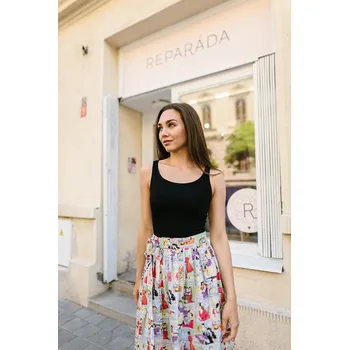 Bamboo tílko Marta černé Velikost: XS