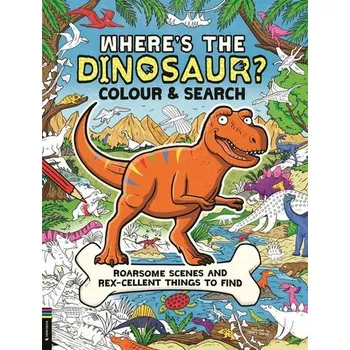 První čtění Where's the Dinosaur? Colour and Search - Buster Books