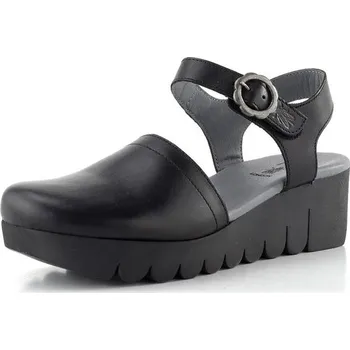 Dámské sandále Fly London sandály na klínu black P145385000 - 41 | P703118