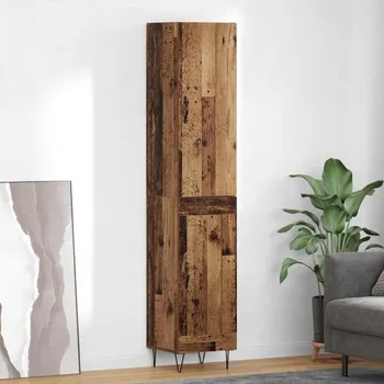 Příborník do zásuvky Vysoký bufet Staré dřevo 34,5 x 34 x 90 cm kompozitní dřevo